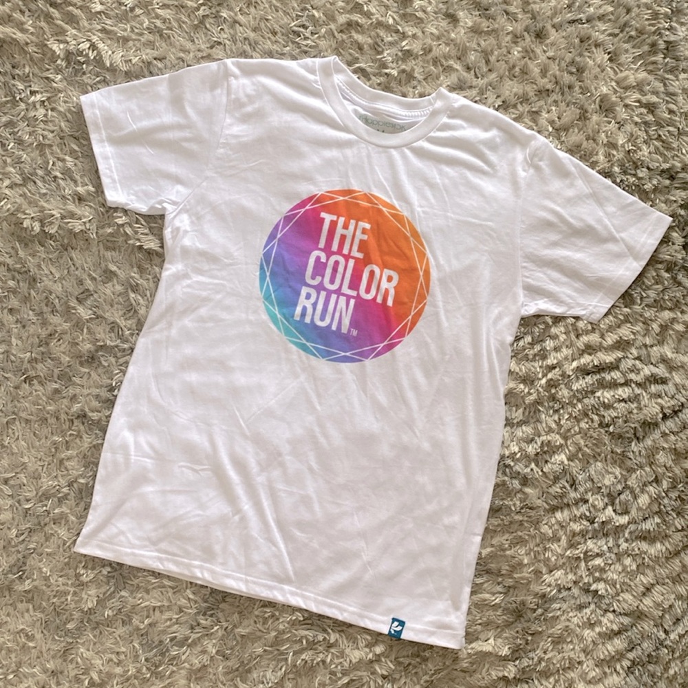 The Color Run new tee shirt! Medium unisex